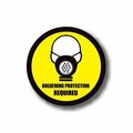 Ergomat 30in CIRCLE SIGNS - Breathing Protection Required DSV-SIGN 900 #0137 -UEN